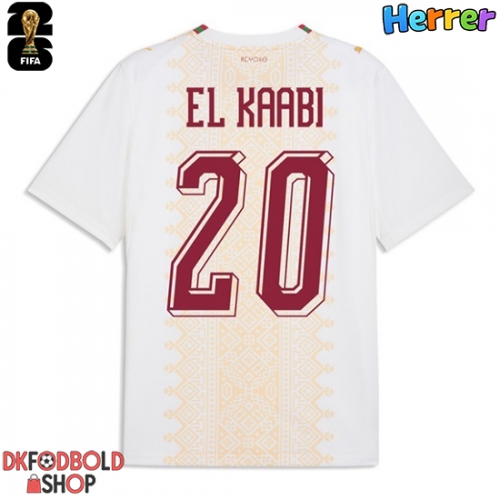 Marokko Ayoub El Kaabi #20 Udebanetrøje VM 2026 Kort ærmer